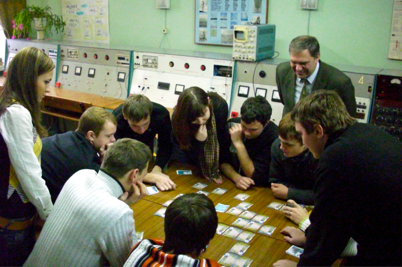 Професійні ігри зі студентами в аудіторії