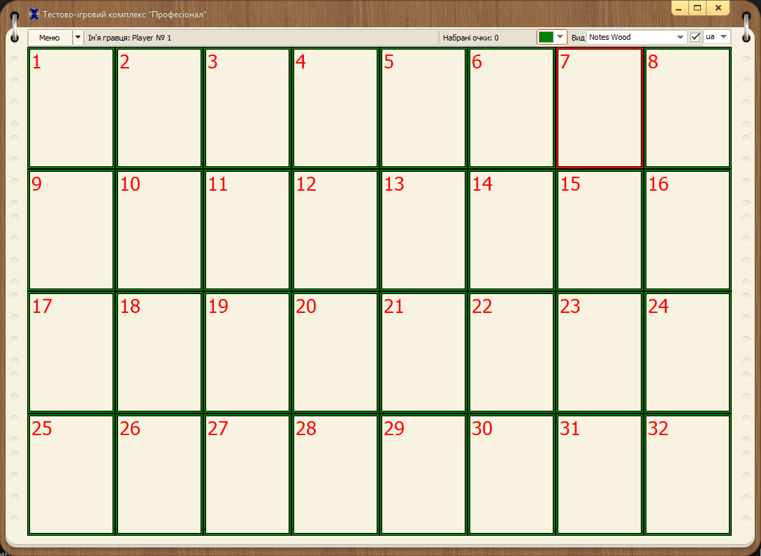 The ¨Professional¨ program, window and workspace